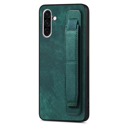 Retro Wristband Holder Leather Back Phone Case, Compatible with Samsung Galaxy A56 5G