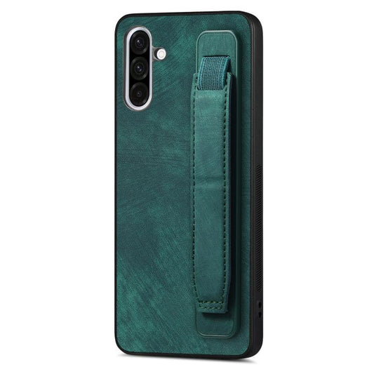Retro Wristband Holder Leather Back Phone Case, Compatible with Samsung Galaxy A56 5G