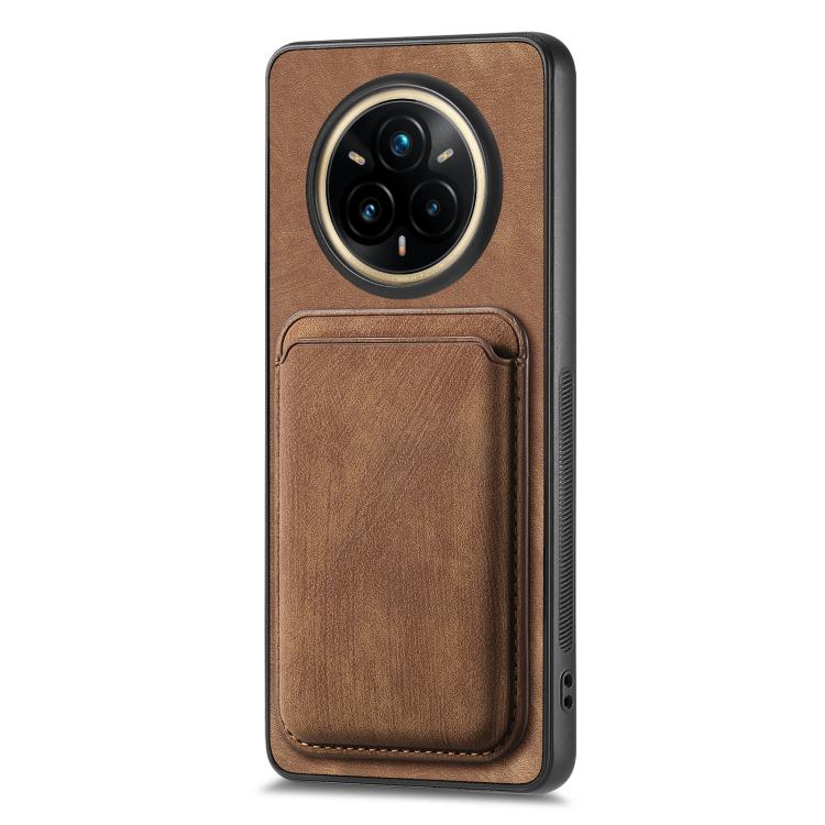 Retro Leather Card Bag Magnetic Phone Case, Compatible with Realme 14 Pro+