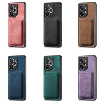 Retro Leather Card Bag Magnetic Phone Case, Compatible with Realme Neo7