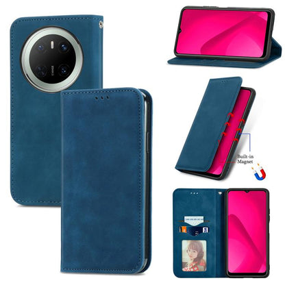 Retro Skin Feel Magnetic Flip Leather Phone Case, Compatible with Huawei Mate 70