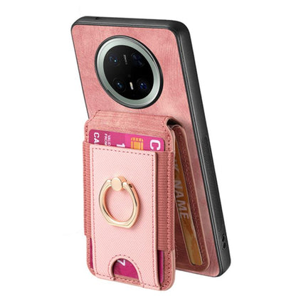 Retro Splitable Magnetic Stand Card Bag Leather Phone Case, Compatible with Huawei Mate 70
