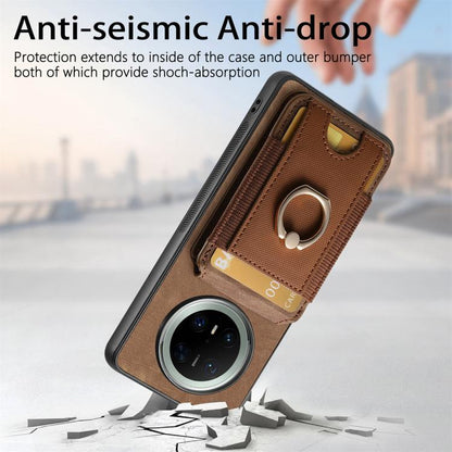 Retro Splitable Magnetic Stand Card Bag Leather Phone Case, Compatible with Huawei Mate 70