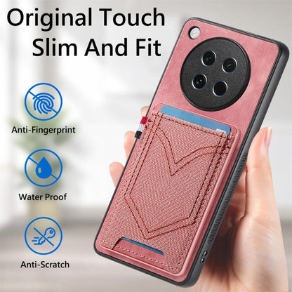 Denim Texture Leather Skin Phone Case with Card Slot, Compatible with OPPO Find X8s
