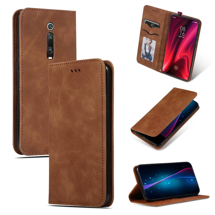 Retro Skin Feel Business Magnetic Horizontal Flip Leather Case for Redmi K20 & K20 Pro & Xiaomi 9T & Xiaomi 9T Pro