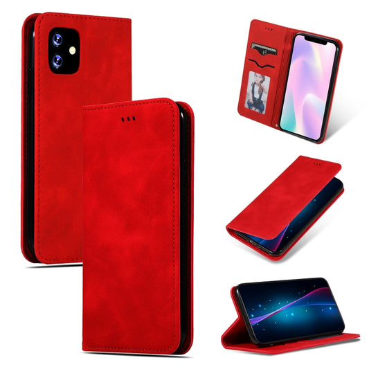 Retro Skin Feel Business Magnetic Horizontal Flip Leather Case for iPhone XIR 2019