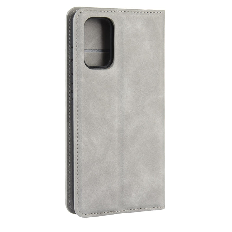 For Galaxy S11 Retro-skin Business Magnetic Suction Leather Case with Holder & Card Slots & Wallet