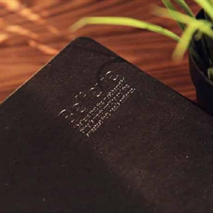 Ultra-Thick Retro Simple Lmitation Leather Thick Horizontal Blank Notebook, Specifications:Large Gold Rim Horizontal Line, Large Gold Rim Horizontal Line