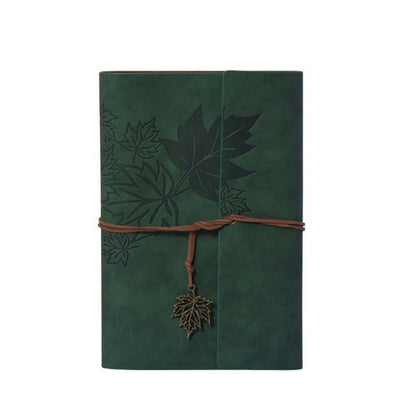 PU Maple Retro Straps Handbook Loose-leaf Notebook, A6