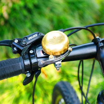 Bicycle Retro Brass Bell Clear Voice, Bicycle Brass Bell(Golden)