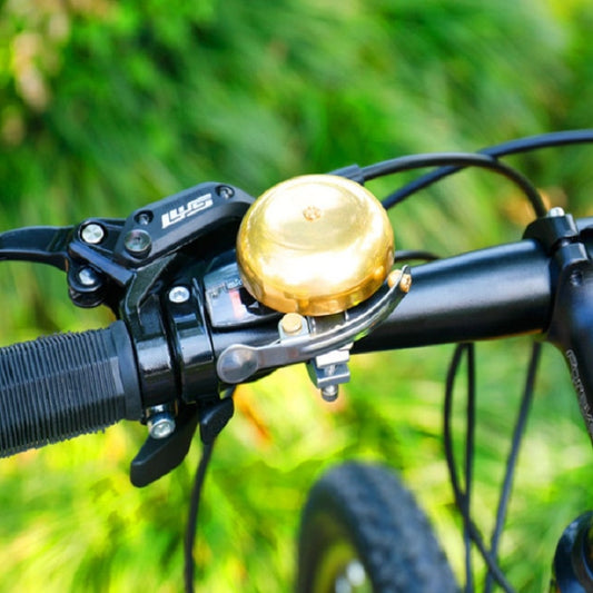 Bicycle Retro Brass Bell Clear Voice, Bicycle Brass Bell(Golden)