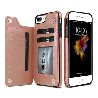 Compatible with iPhone XS Max Retro PU Leather Case Multi Card Holders Phone Cases , Compatible with iPhone XS Max