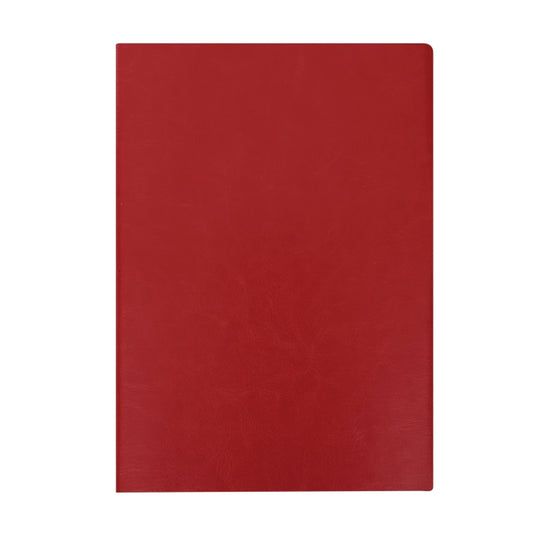 Imitation Leather Business Notebook Retro Notebook, Red A5