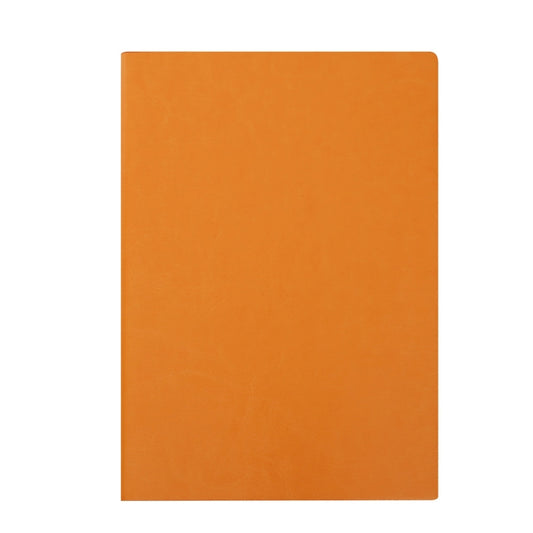 Imitation Leather Business Notebook Retro Notebook, Yellow A5