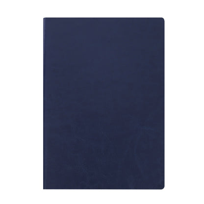 Imitation Leather Business Notebook Retro Notebook, Blue A5