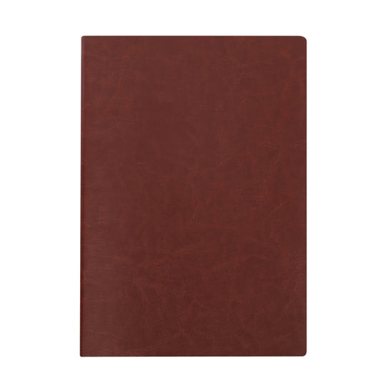 Imitation Leather Business Notebook Retro Notebook, Brown A5