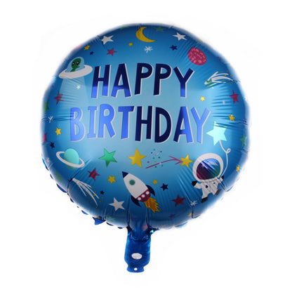 10 PCS Space Aluminum Film Balloon Children Decorate Birthday Party Decoration Balloons,Style:, Space Birthday