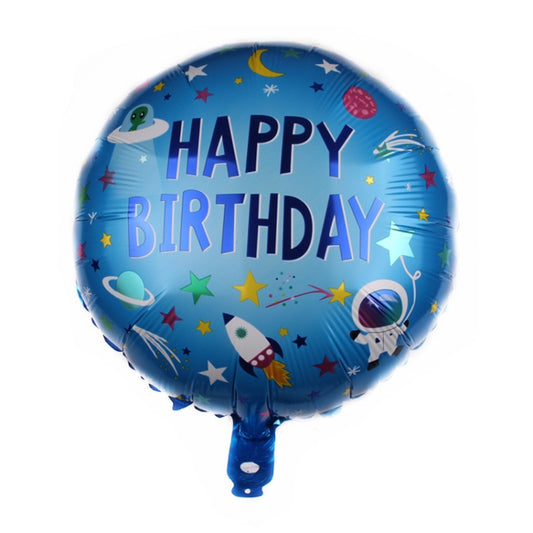 10 PCS Space Aluminum Film Balloon Children Decorate Birthday Party Decoration Balloons,Style:, Space Birthday