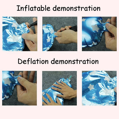 10 PCS Space Aluminum Film Balloon Children Decorate Birthday Party Decoration Balloons,Style:, Space Birthday