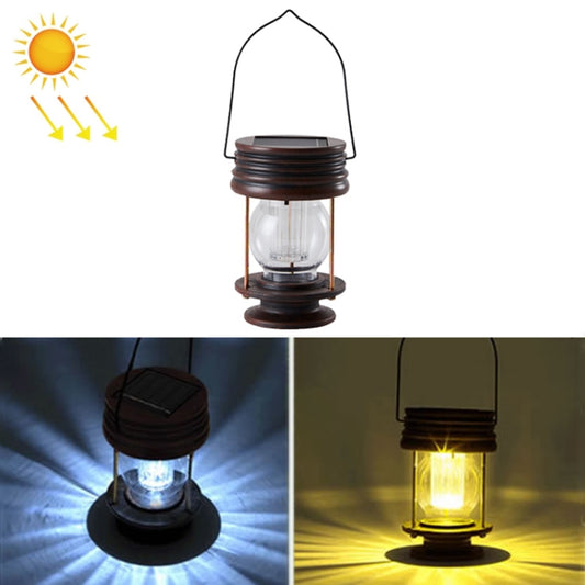 HSR002 Outdoor Retro Solar Lantern Camping Light, Spec:, Portable-Warm Light