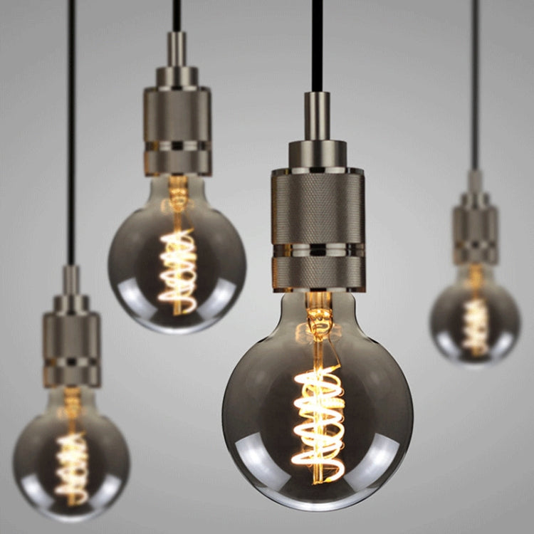 Electroplating Smoke Grey Warm Light LED Bulb Retro Lamp