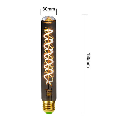 Electroplating Smoke Grey Warm Light LED Bulb Retro Lamp