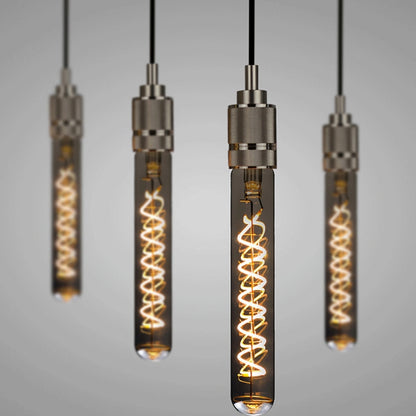 Electroplating Smoke Grey Warm Light LED Bulb Retro Lamp