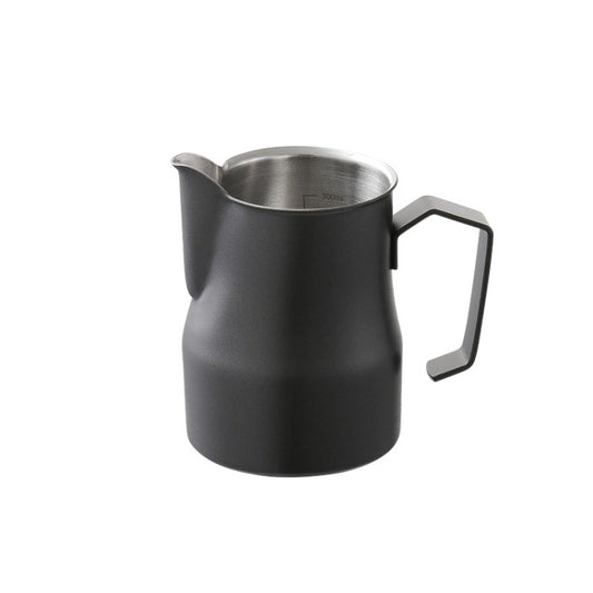 304 Stainless Steel Coffee Pot with Scale, Spec:, 350ml (Black Crane Mouth)