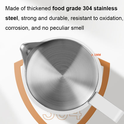 304 Stainless Steel Coffee Pot with Scale, Spec:, 350ml (Retro Crane Mouth)