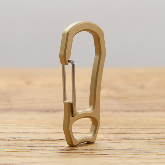 Bronze Keychain Retro Fast Hanging Spring Climbing Buckle, Bronze