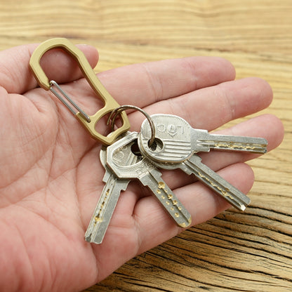 Bronze Keychain Retro Fast Hanging Spring Climbing Buckle, Bronze