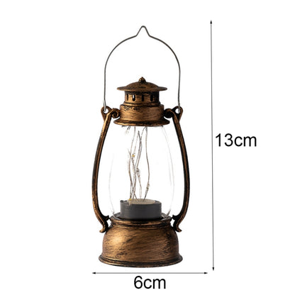 Retro Lantern Table Decoration Christmas Scene Decoration Simulation Oil Lamp