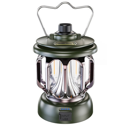 LH-B46 LED Retro Tent Light Convenient USB Charging Camping Light, LH-B46 Green