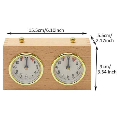 DT05a Retro Wood Shell Chess Clock Mechanical International Chess Clock, DT05a