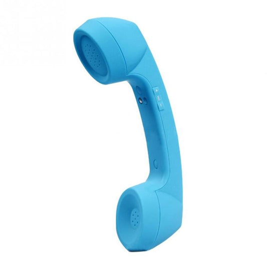 Bluetooth Wireless Connection Retro Microphone External Mobile Phone Handset, Bluetooth Sky Blue
