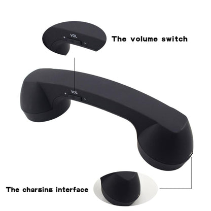 Bluetooth Wireless Connection Retro Microphone External Mobile Phone Handset, Bluetooth Yellow