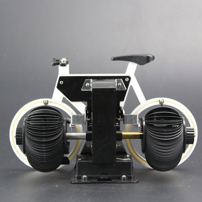 HY-F087 Retro Bicycle Shape Automatic Flip Home Decorative Turning Clock