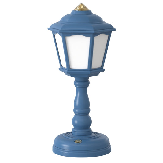 GIVELONG Retro Table Lamp USB Charging Small Night Light, Style:, 320-3 Blue
