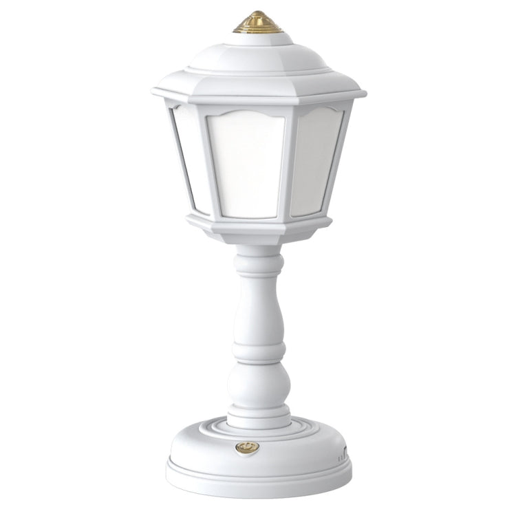 GIVELONG Retro Table Lamp USB Charging Small Night Light, Style:, 320-6 White