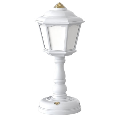 GIVELONG Retro Table Lamp USB Charging Small Night Light, Style:, 320-6 White