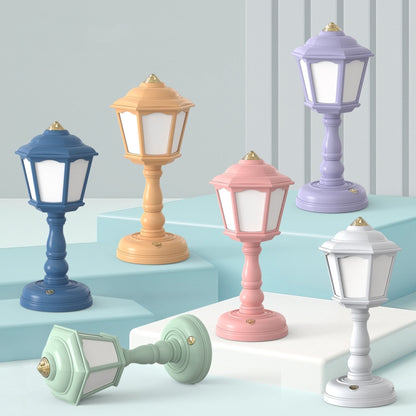GIVELONG Retro Table Lamp USB Charging Small Night Light, Style:, 320-6 White