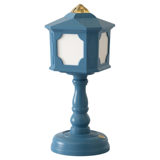 GIVELONG Retro Table Lamp USB Charging Small Night Light, Style:, 321-3 Blue