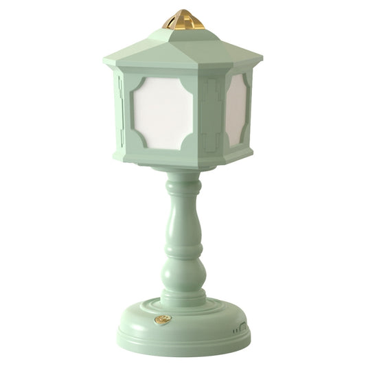 GIVELONG Retro Table Lamp USB Charging Small Night Light, Style:, 321-4 Green