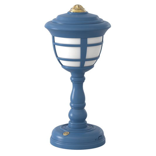 GIVELONG Retro Table Lamp USB Charging Small Night Light, Style:, 322-3 Blue