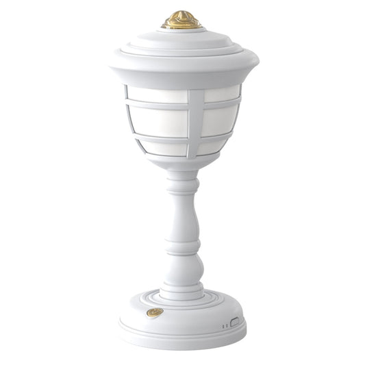 GIVELONG Retro Table Lamp USB Charging Small Night Light, Style:, 322-6 White