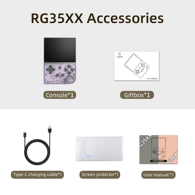 ANBERNIC RG35XX 3.5-inch Retro Handheld Game Console Open Source Game Player, 64G+128G 13000+ Games