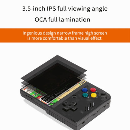 Miyoo Mini Plus 3.5 Inch IPS Screen Retro Handheld Game Console, NO Card 0 Games