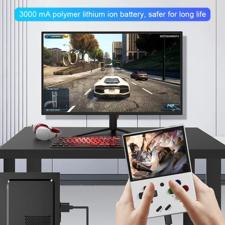 Miyoo Mini Plus 3.5 Inch IPS Screen Retro Handheld Game Console, NO Card 0 Games