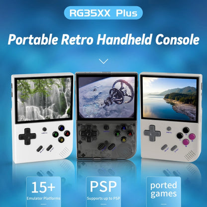 ANBERNIC RG35XX PLUS  Handheld Game Console 3.5-Inch IPS Screen Support HDMI TV, 64GB+128GB