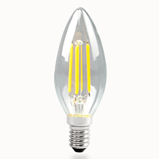 C35 Constant Current Flicker-free LED Highlight Retro Chandelier Lights, Sharp Bulbs E14-6W